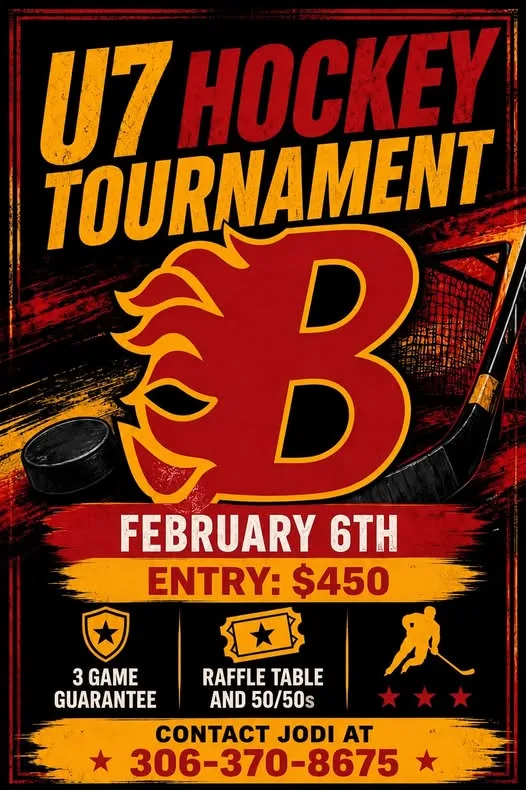 Poster for U7 Hockey Tournament