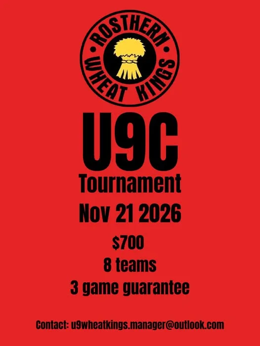 Poster for Rosthern U9C Tournament