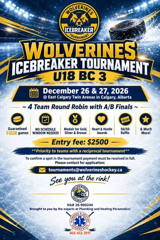 Poster for Wolverines Icebreaker Tournament