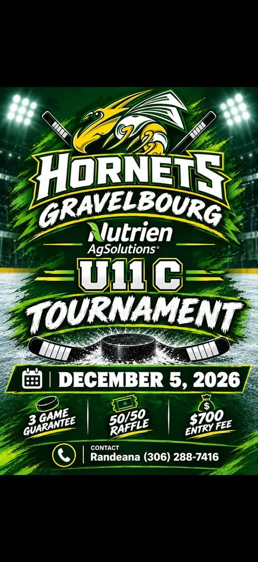 Poster for Hornets Gravelbourg U11 C Tournament