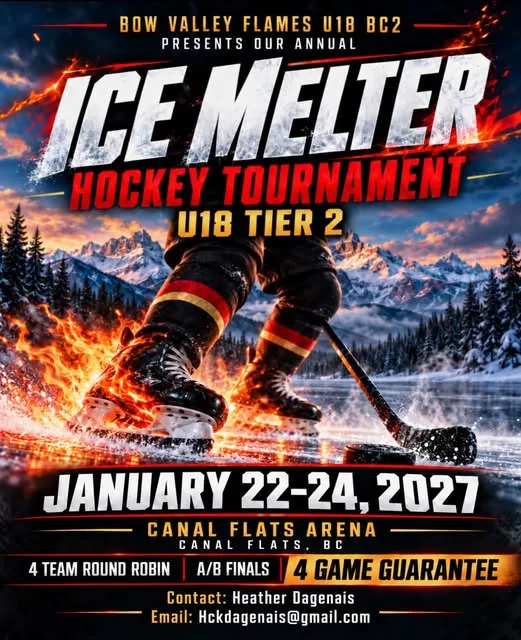 Poster for ICE MELTER Hockey Tournament