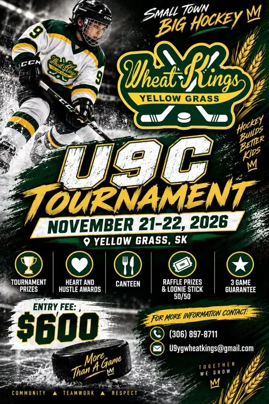 Poster for Wheat Kings U9C Tournament