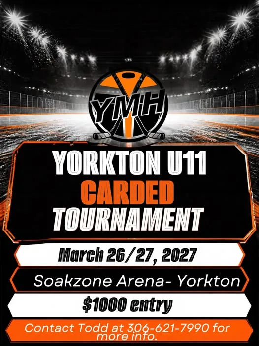 Poster for Yorkton U11 Carded Tournament