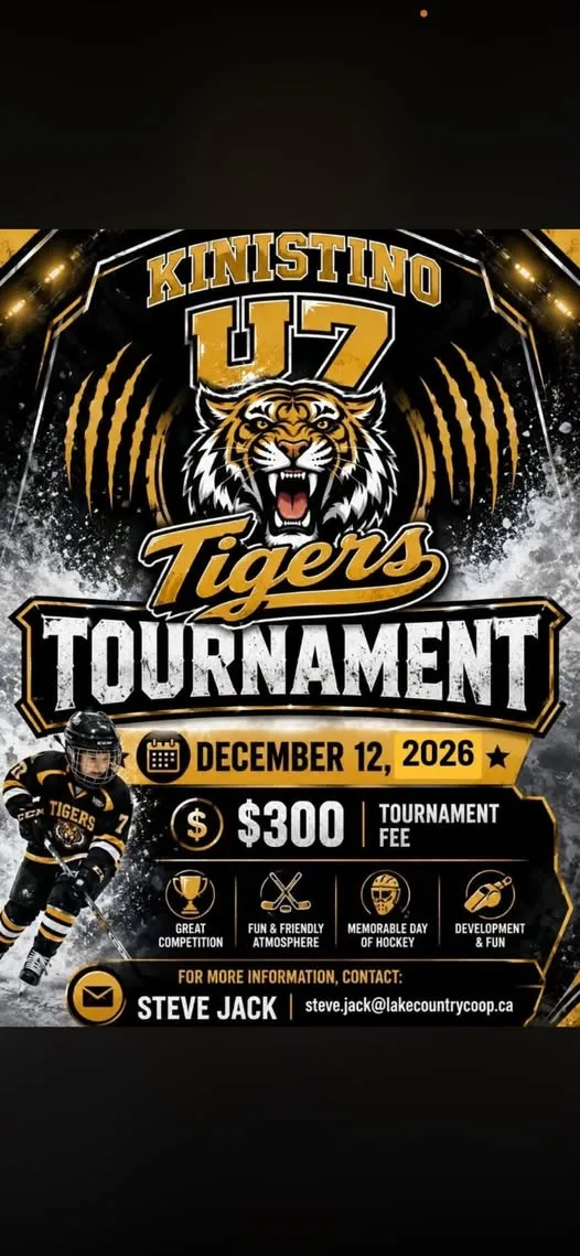 Poster for KINISTINO Tigers TOURNAMENT