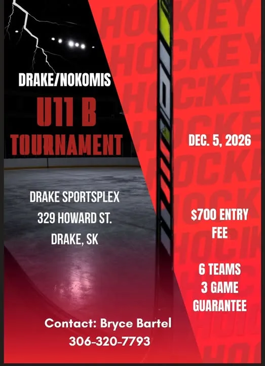 Poster for Drake/Nokomis U11 B Tournament