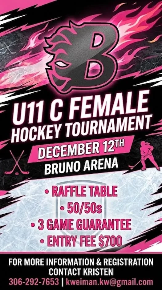 Poster for U11 C FEMALE HOCKEY TOURNAMENT