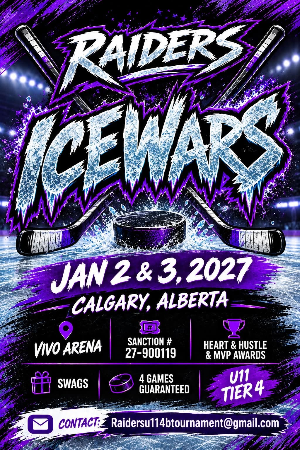 Poster for Raiders Ice Wars