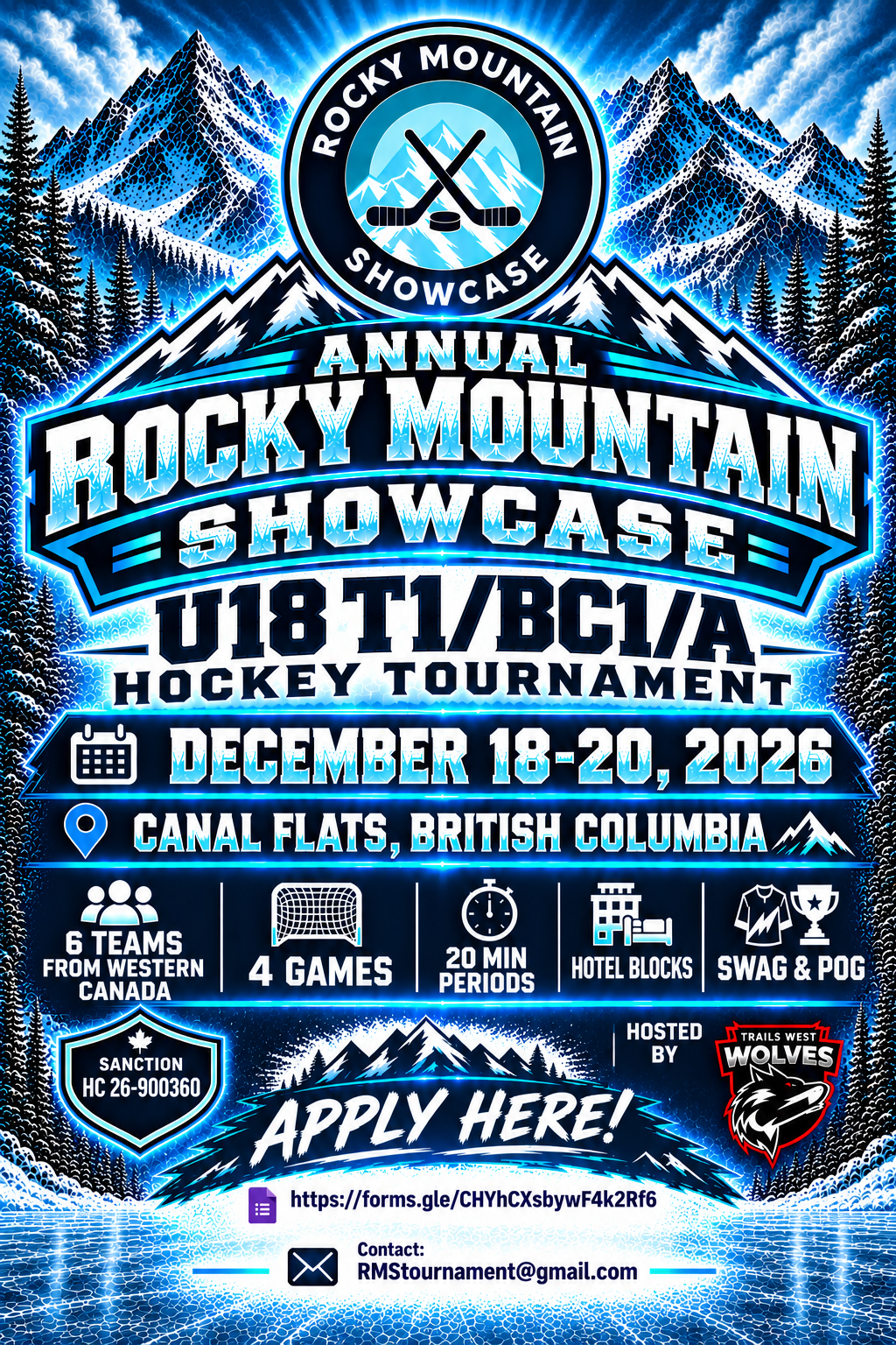 Poster for 2026 Rocky Mountain Showcase (RMS)