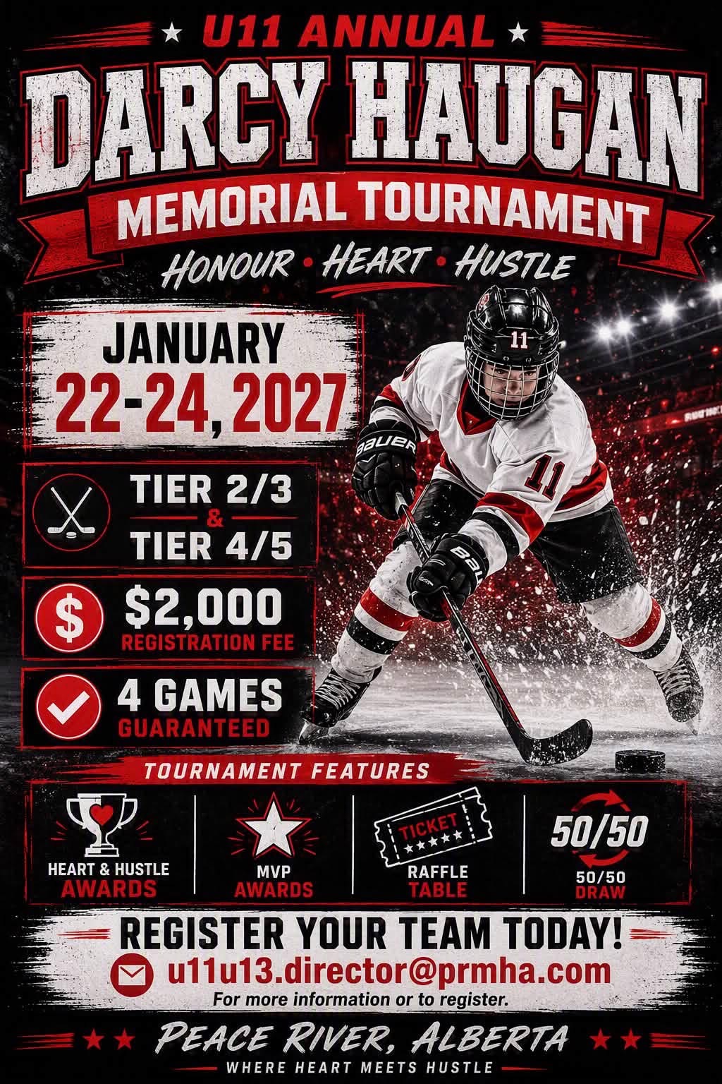 Poster for Darcy Haugan Memorial